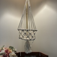 Vintage white macrame for sale  Cataula