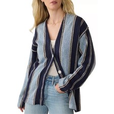 Cardigã feminino Faherty Dockside XS pequeno linha de maré listra tapete de drogas poncho comprar usado Cardigã feminino Faherty Dockside XS pequeno linha de maré listra tapete de drogas poncho comprar usado  Enviando para Brazil