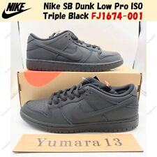 Usado, Nike SB Dunk Low Pro ISO triplo preto FJ1674-001 tamanho masculino comprar usado  Enviando para Brazil