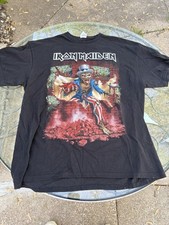 Usado, Camiseta masculina Iron Maiden The Book of Souls US Tour 2017 tamanho XL autêntica comprar usado  Enviando para Brazil