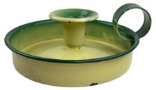 Vintage enamel candle for sale  BARNSLEY