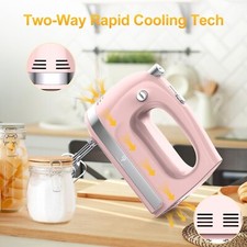 Liquidificador manual, liquidificador de alimentos 400W 5 velocidades liquidificador portátil, 5 acessórios de aço inoxidável... comprar usado  Enviando para Brazil