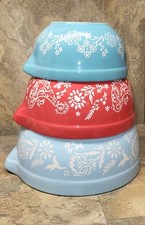 Pioneer Woman 3 peças de cerâmica grés Mazie tigelas de mistura com bico conjunto comprar usado  Enviando para Brazil