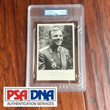 YURI GAGARIN * PSA/DNA * Autógrafo RETRATO Foto Assinada * Vostok, usado comprar usado  Enviando para Brazil