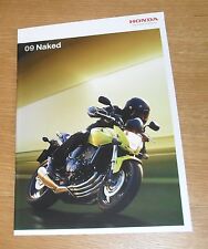 Folheto de moto Honda Naked 2009 - CB1300S CBF1000 CB600F Hornet CBF125 , usado comprar usado  Enviando para Brazil