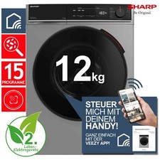 Sharp waschmaschine 12kg gebraucht kaufen  Herzogenrath