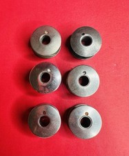 6 bobinas de máquina de costura originais 1 furo Singer Early Class 66, 99, 201 vintage comprar usado  Enviando para Brazil