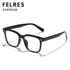 Óculos masculinos femininos quadrados anti luz azul retrô lentes transparentes armações quentes comprar usado  Enviando para Brazil