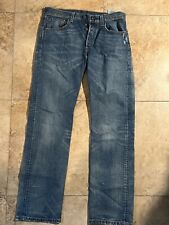 Jeans Levis 501 Para Hombre 32x31 Azul Calce Recto Botón Mosca Hecho en México De Colección segunda mano  Embacar hacia Argentina