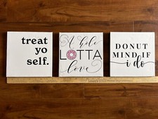 Canvas doughnut signs for sale  Willard