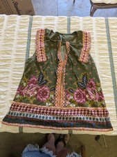 Anthropologie green floral for sale  Wilder