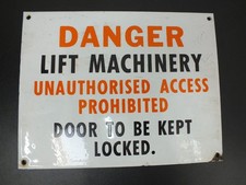 Vintage enamel sign for sale  COLCHESTER