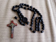 Vintage black wooden for sale  BIGGLESWADE