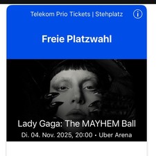 Lady gaga stehplatz gebraucht kaufen  Berlin