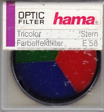 58mm farbeffektfilter tricolor gebraucht kaufen  Recke