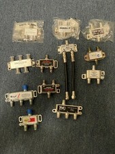 Combinador de divisor coaxial de 12 pasos de alimentación Catv 5-2300 MHz cable satelital RG6 RG59 segunda mano  Embacar hacia Mexico