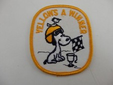 Patch relacionado vintage amarelo vencedor Snoopy Woodstock Peanuts Racing BIS comprar usado  Enviando para Brazil