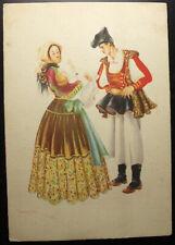 Cartolina costumi sardegna usato  Sermide e Felonica