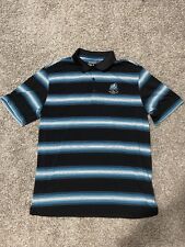 Polo de golfe masculino Nike Dri Fit listras azuis pretas tamanho grande regata baía comprar usado  Enviando para Brazil