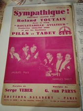 Partition piano chant d'occasion  Étreillers