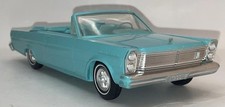 1965 Ford Galaxie conversível fricção promocional 1/25 AMT turquesa tropical XLNT+ comprar usado  Enviando para Brazil