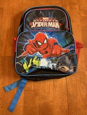 Usado, Mochila Marvel Ultimate Spider-Man nova sem etiquetas azul preta vermelha escola infantil comprar usado  Enviando para Brazil