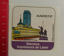 Aufkleber/Sticker: Madrid - Siemens Impressora de Laser (14081653) comprar usado  Enviando para Brazil