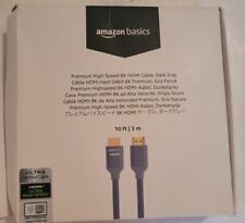 Cable adaptador de TV mini-HDMI a HDMI de alta velocidad de 10 pies de largo Amazon Basics , usado segunda mano  Embacar hacia Argentina