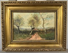 Ancienne huile panneau d'occasion  Vannes