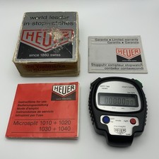 Vintage heuer microsplit for sale  POULTON-LE-FYLDE
