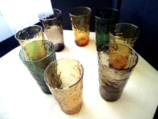 Verres orangeade vintage d'occasion  Rivery