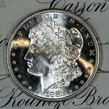 Usado, * 1881-S * ESCOLHA para GEM BU MS MORGAN DÓLAR PRATA * DA BOLSA BANCÁRIA ORIGINAL * comprar usado  Enviando para Brazil
