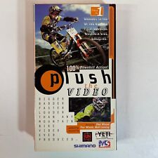 Plush the Video 100% Downhill Action! Vtg 1997 VHS Tape Mountain Bike Magazine, usado segunda mano  Embacar hacia Argentina