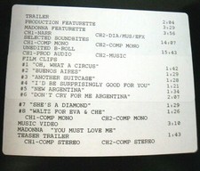 LOTE DE CLIPES DE VÍDEOS MUSICAIS TRAILER PROMOCIONAL KIT DE IMPRENSA ELETRÔNICA MADONNA OFICIAL EVITA comprar usado LOTE DE CLIPES DE VÍDEOS MUSICAIS TRAILER PROMOCIONAL KIT DE IMPRENSA ELETRÔNICA MADONNA OFICIAL EVITA comprar usado  Enviando para Brazil