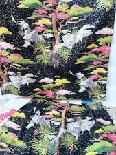 Vintage barkcloth black for sale  Simi Valley