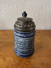 Bierkrug spruch deckel gebraucht kaufen  Aschersleben