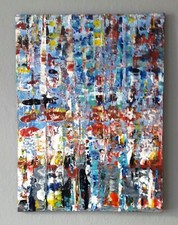 Abstraktes bild acryl gebraucht kaufen  Magdeburg