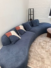 Margot curved navy for sale  GILLINGHAM