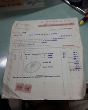 Fattura cit g.patelli usato  Cosenza