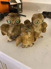 Vintage steiff owls for sale  POOLE