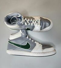Używany, Nike Backboard II Mid Grey Białe Sneakersy Buty Trampki Wysokie Męskie 45 / 10 na sprzedaż  PL