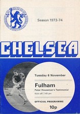 Chelsea fulham 1973 for sale  LONDON