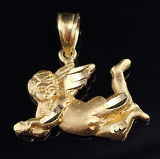 gold angel charm 24k cherub for sale  Austin