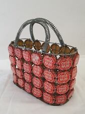 🔶️VINTAGE COCA-COLA GARRAFA TAMPA ARAME SACO/BOLSA CESTA ÁFRICA AMÉRICA RETRÔ COQUE comprar usado  Enviando para Brazil