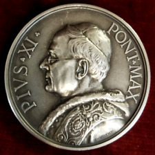 Medaglia argento pio usato  Roma