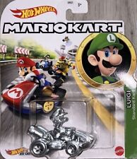 MARIO KART HOT WHEELS ESCALA 1/64 Personalizado Prata Padrão Kart Raro Cromado HTF comprar usado  Enviando para Brazil