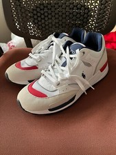NOVO Tênis Polo Ralph Lauren Masculino Trackster 200 Couro Branco Camurça Masculino 11, usado comprar usado  Enviando para Brazil