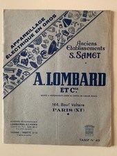 Ancien catalogue appareillage d'occasion  France