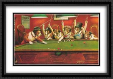 Dogs playing pool for sale  Cedar Park