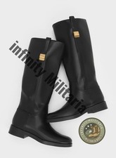 Usado, Botas Accent altura do joelho - Pretas. Botas de equitação estilo com sola de couro para fabricação comprar usado  Enviando para Brazil